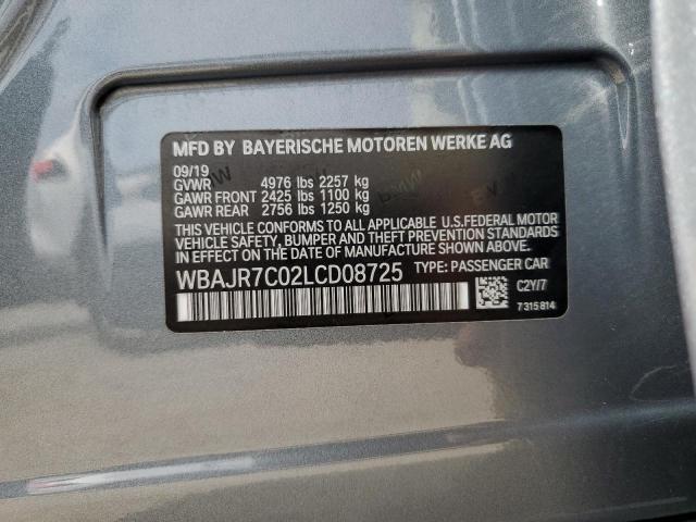 2020 BMW 530 XI WBAJR7C02LCD08725