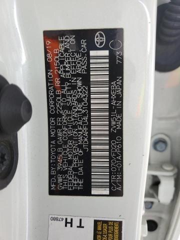 2020 TOYOTA PRIUS L JTDKARFU4L3104322