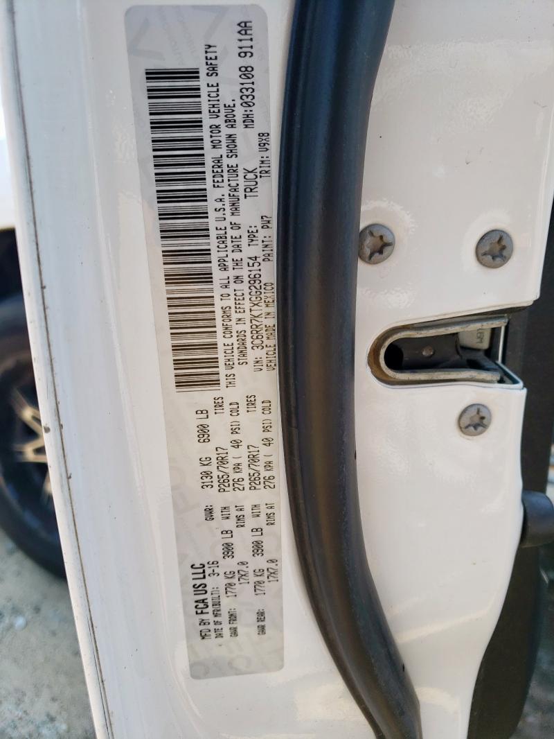 2016 RAM 1500 ST 3C6RR7KTXGG296154