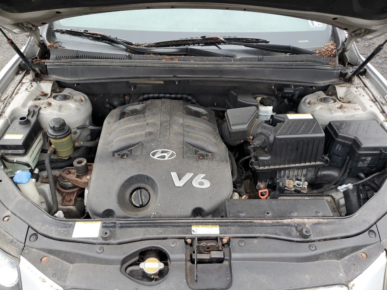 Lot #3296889943 2008 HYUNDAI SANTA FE S