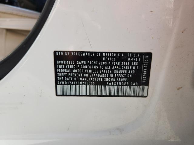 2014 VOLKSWAGEN JETTA SE #3279538254