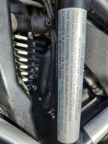 2020 DUCATI SCRAMBLER ML0KAFPM7LT002574