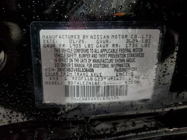2025 NISSAN VERSA S 3N1CN8DV4SL836406