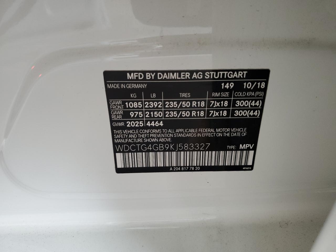 MERCEDES-BENZ GLA-CLASS 250 4MATIC