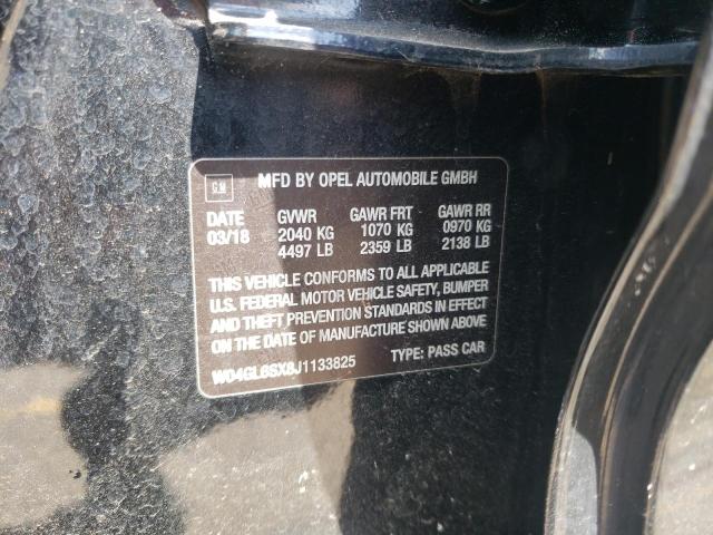 2018 BUICK REGAL PREF W04GL6SX8J1133825