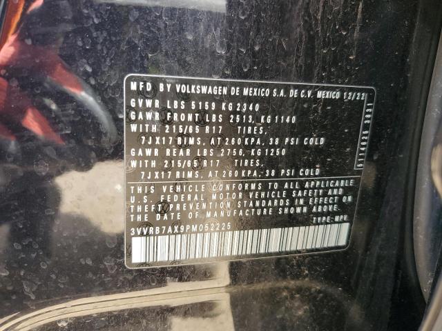 2023 VOLKSWAGEN TIGUAN S 3VVRB7AX9PM052225