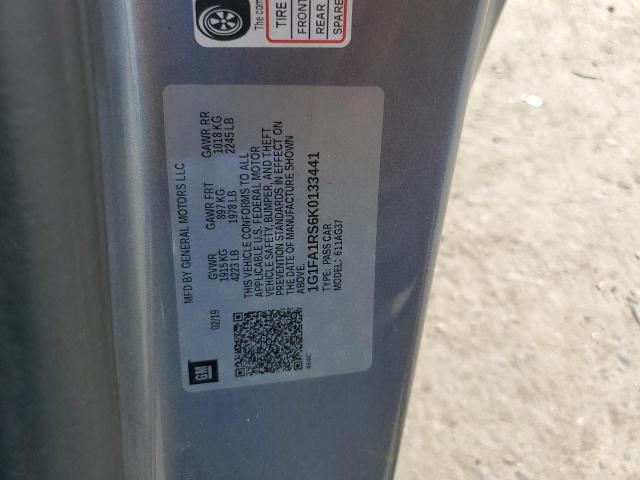 2019 CHEVROLET CAMARO LS - 1G1FA1RS6K0133441