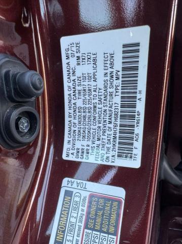 2015 HONDA CR-V EXL - 2HKRM4H76FH682317