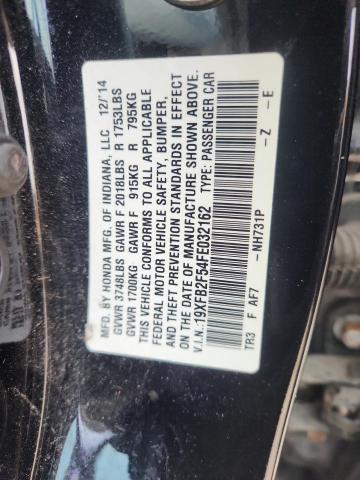 2015 HONDA CIVIC LX 19XFB2F54FE032162