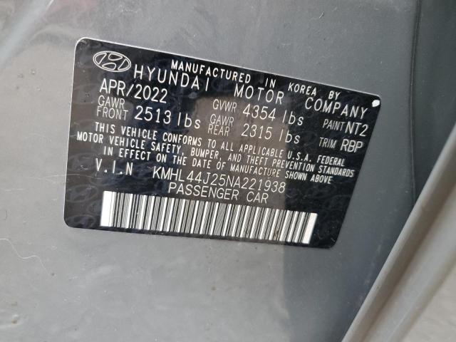 2022 HYUNDAI SONATA SEL PLUS KMHL44J25NA221938