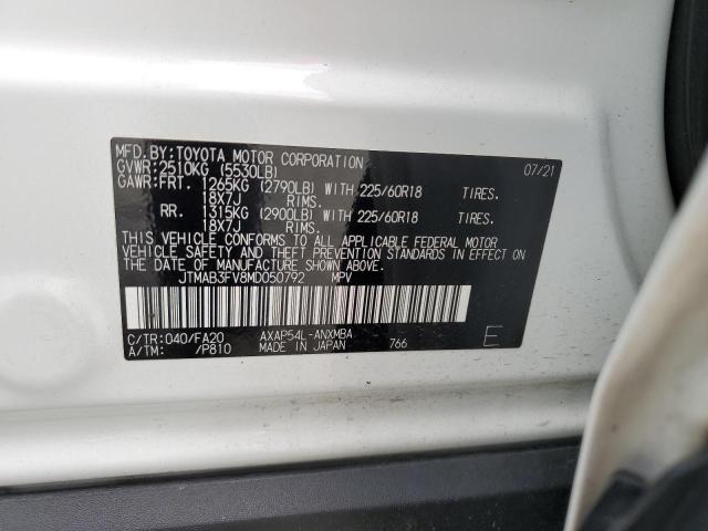 2021 TOYOTA RAV4 PRIME SE JTMAB3FV8MD050792