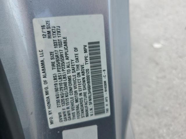 2017 HONDA ODYSSEY EX 5FNRL5H66HB000120