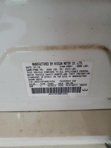 2019 INFINITI Q50 LUXE JN1EV7AP3KM519764