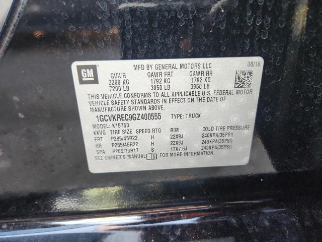 2016 CHEVROLET SILVERADO 1GCVKREC9GZ400555