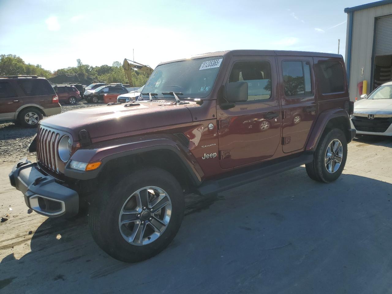  Salvage Jeep Wrangler