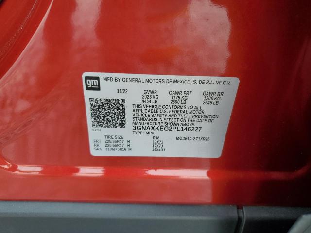 2023 CHEVROLET EQUINOX LT 3GNAXKEG2PL146227