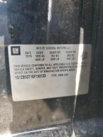 2016 CHEVROLET MALIBU LS 1G1ZB5ST1GF190123