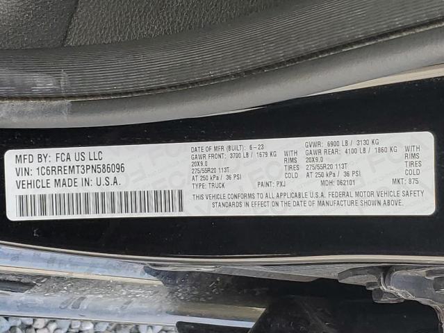 2023 RAM 1500 BIG H - 1C6RREMT3PN586096