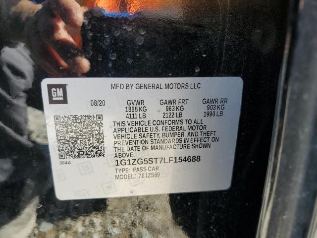 2020 CHEVROLET MALIBU RS - 1G1ZG5ST7LF154688