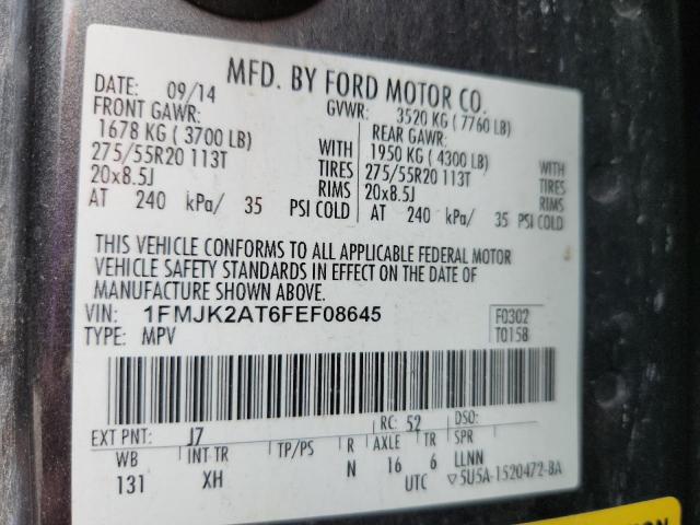 2015 FORD EXPEDITION 1FMJK2AT6FEF08645