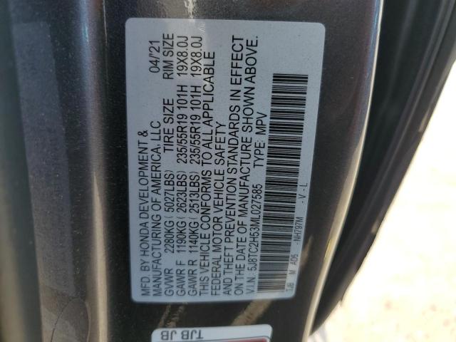 2021 ACURA RDX TECHNO 5J8TC2H53ML027585