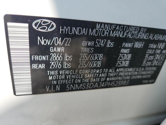 2023 HYUNDAI SANTA FE SEL PREMIUM 5NMS3DAJ4PH523983