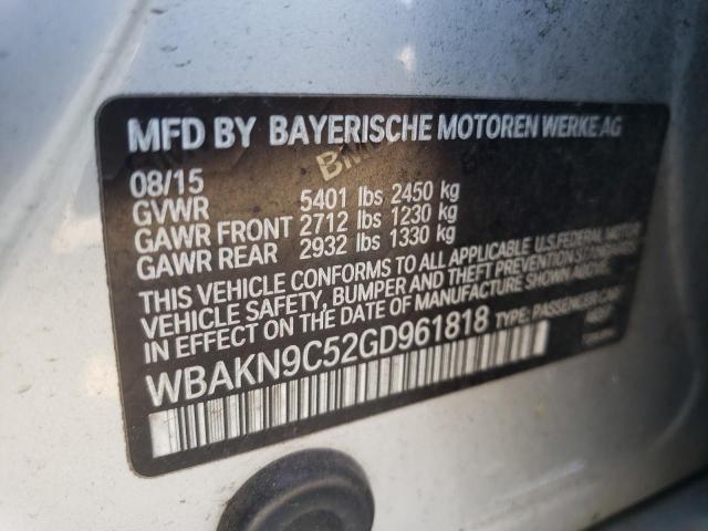 2016 BMW 550 I WBAKN9C52GD961818