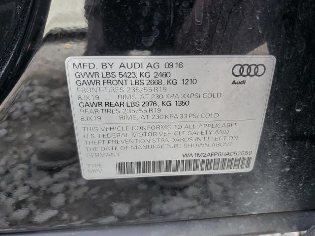 2017 AUDI Q5 PREMIUM PLUS WA1M2AFP6HA052559
