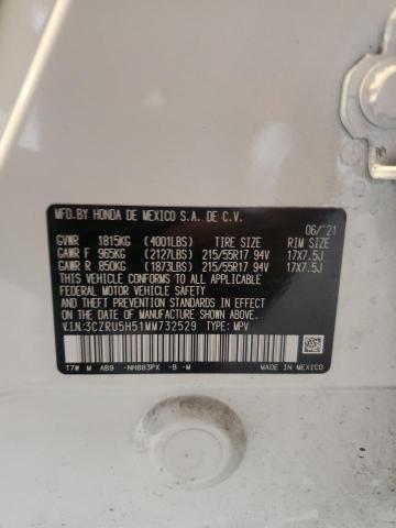 2021 HONDA HR-V EX - 3CZRU5H51MM732529