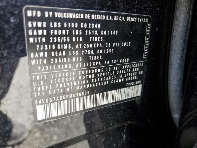 2023 VOLKSWAGEN TIGUAN SE 3VVNB7AX5PM096639