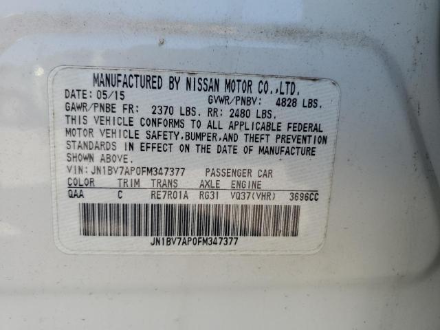2015 INFINITI Q50 BASE JN1BV7AP0FM347377