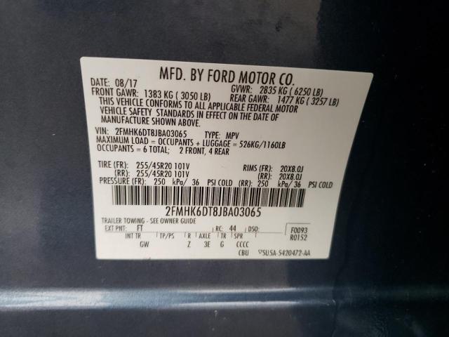 2018 FORD FLEX LIMITED 2FMHK6DT8JBA03065
