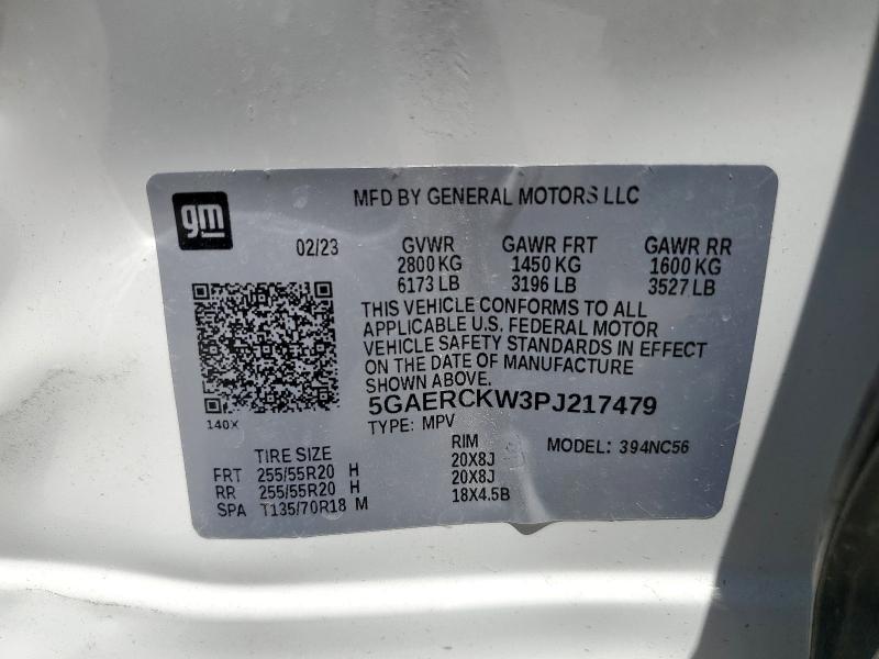 2023 BUICK ENCLAVE PR 5GAERCKW3PJ217479