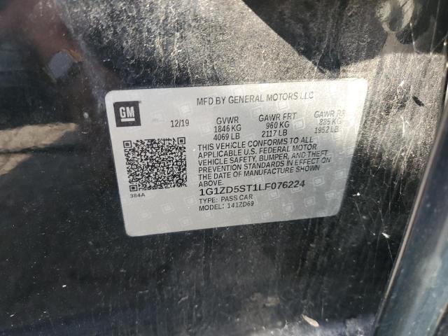 2020 CHEVROLET MALIBU LT 1G1ZD5ST1LF076224