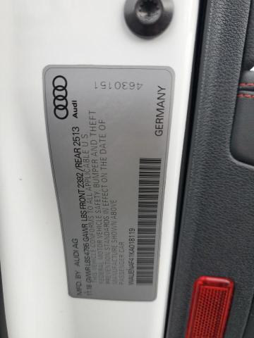 2019 AUDI A4 PREMIUM PLUS - WAUENAF41KA018119