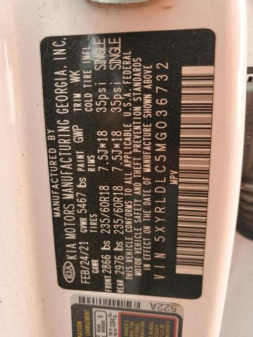 2021 KIA SORENTO S - 5XYRLDLC5MG036732