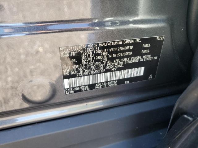 2024 TOYOTA RAV4 XSE 2T3E6RFV3RW051187