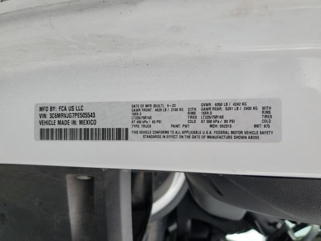 2023 RAM PROMASTER 3500 3500 HIGH #3294538632