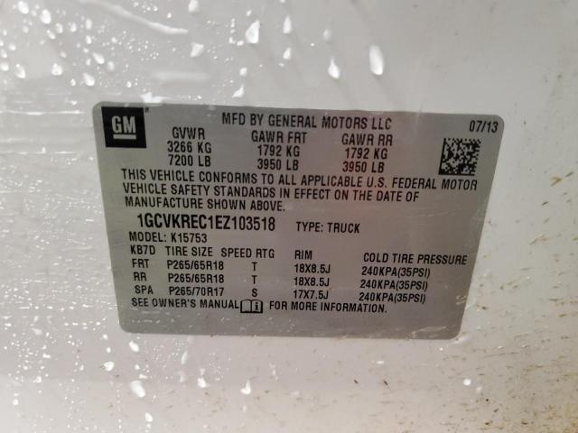 2014 CHEVROLET SILVERADO K1500 LT - 1GCVKREC1EZ103518