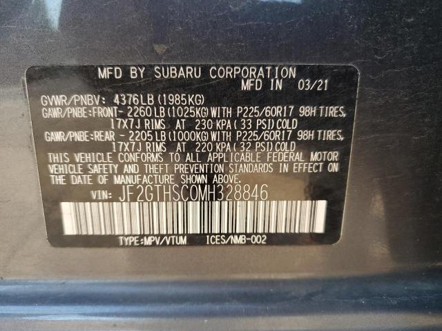 2021 SUBARU CROSSTREK JF2GTHSC0MH328846