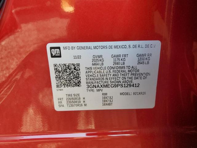 2023 CHEVROLET EQUINOX RS 3GNAXMEG9PS129412