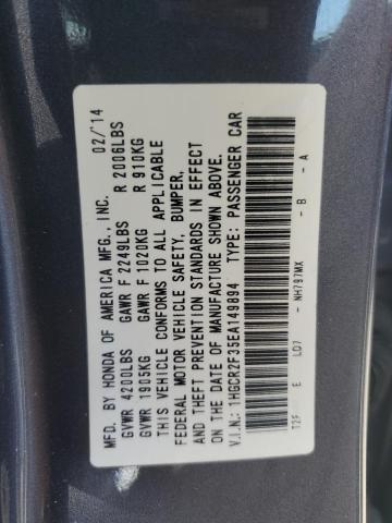 2014 HONDA ACCORD LX - 1HGCR2F35EA149894