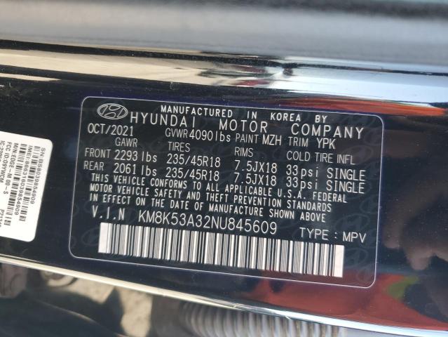 2022 HYUNDAI KONA LIMIT KM8K53A32NU845609