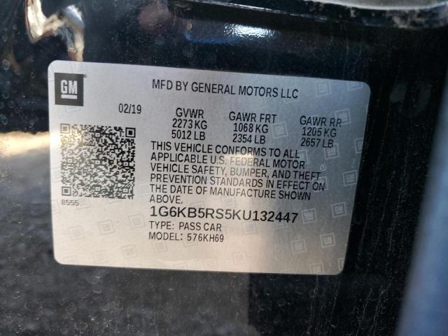 2019 CADILLAC CT6 LUXURY 1G6KB5RS5KU132447