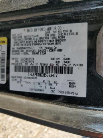 2017 FORD MUSTANG 1FA6P8THXH5323417