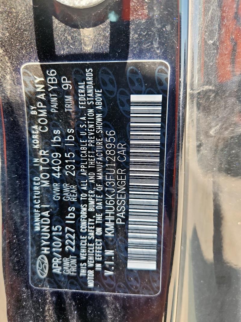 2015 HYUNDAI GENESIS CO #3294398494