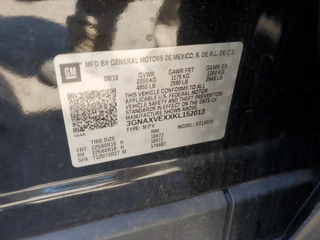 2019 CHEVROLET EQUINOX LT - 3GNAXVEXXKL152013