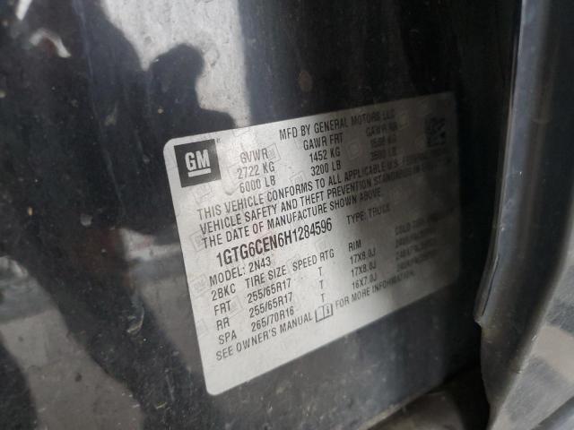 2017 GMC CANYON SLE - 1GTG6CEN6H1284596