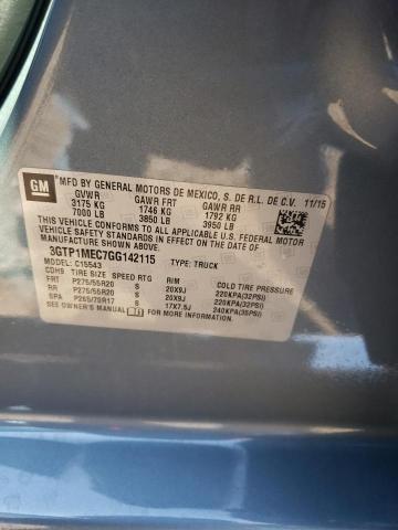 2016 GMC SIERRA C15 3GTP1MEC7GG142115