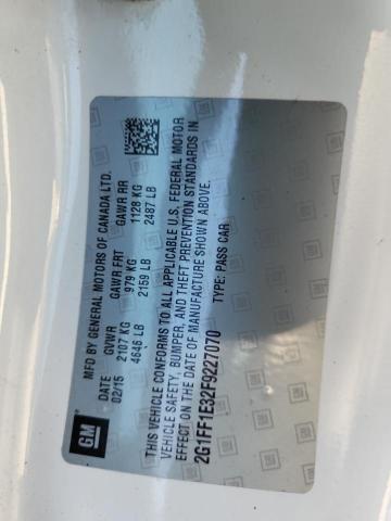 2015 CHEVROLET CAMARO LT 2G1FF1E32F9227070